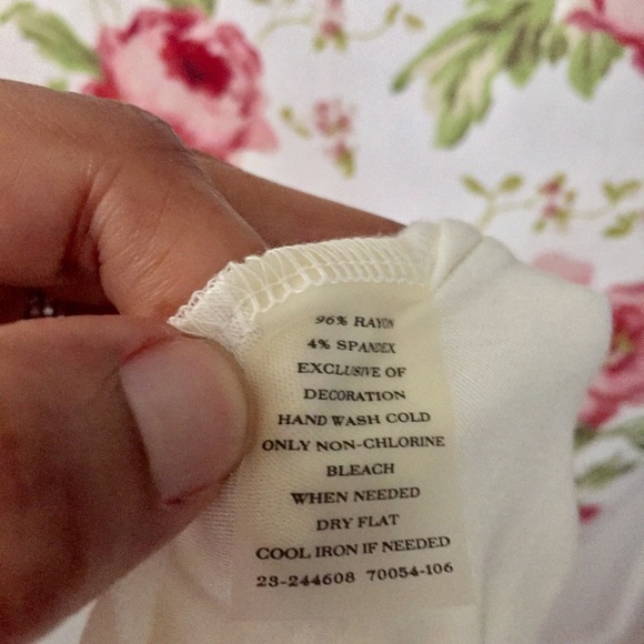 Ann Taylor Ivory Dressy Tank - Picture 6 of 6